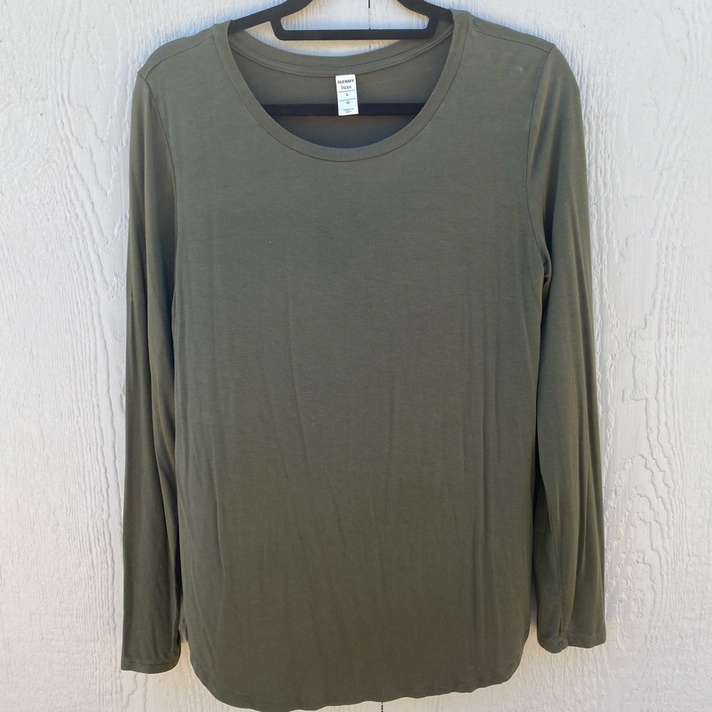 Dark Green Old Navy Long Sleeve Top
